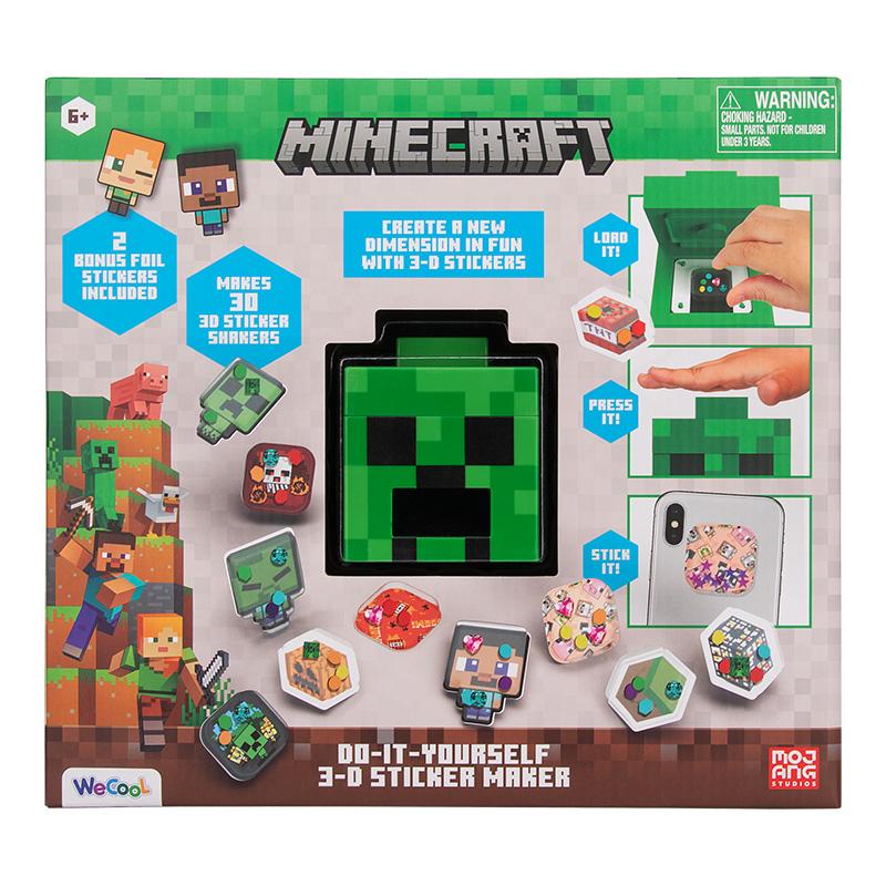 Minecraft 3D Sticker Maker - Schleich - Fagan Toys