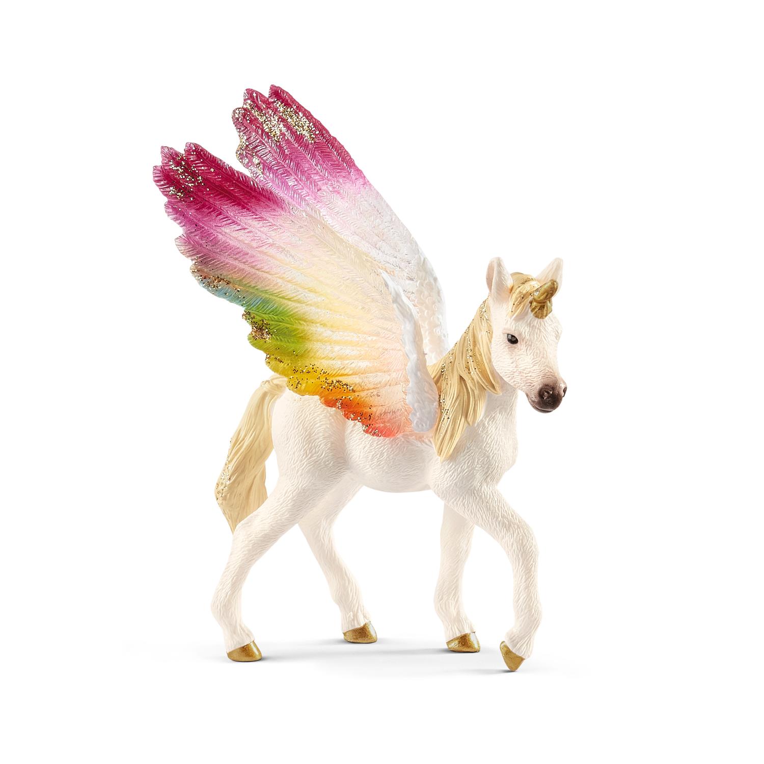Schleich Bayala Winged Rainbow Unicorn Foal 70577 - Schleich - Fagan Toys