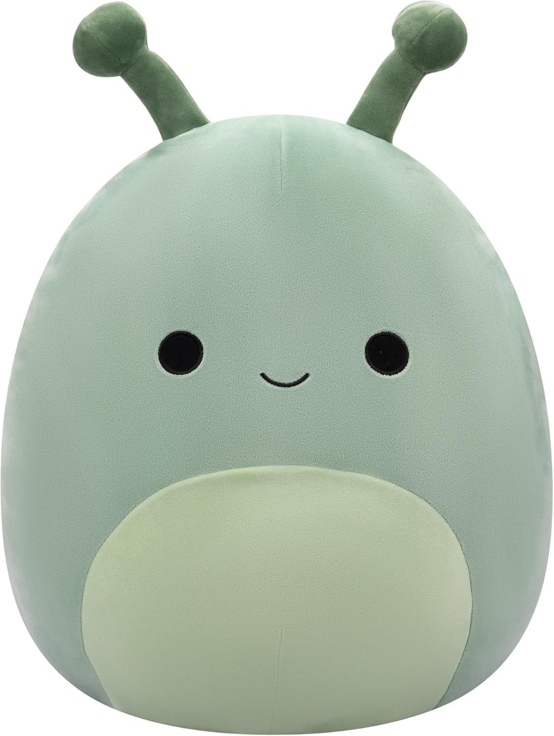 Squishmallows 16inch Preeto Olive Green Slug -  - Fagan Toys