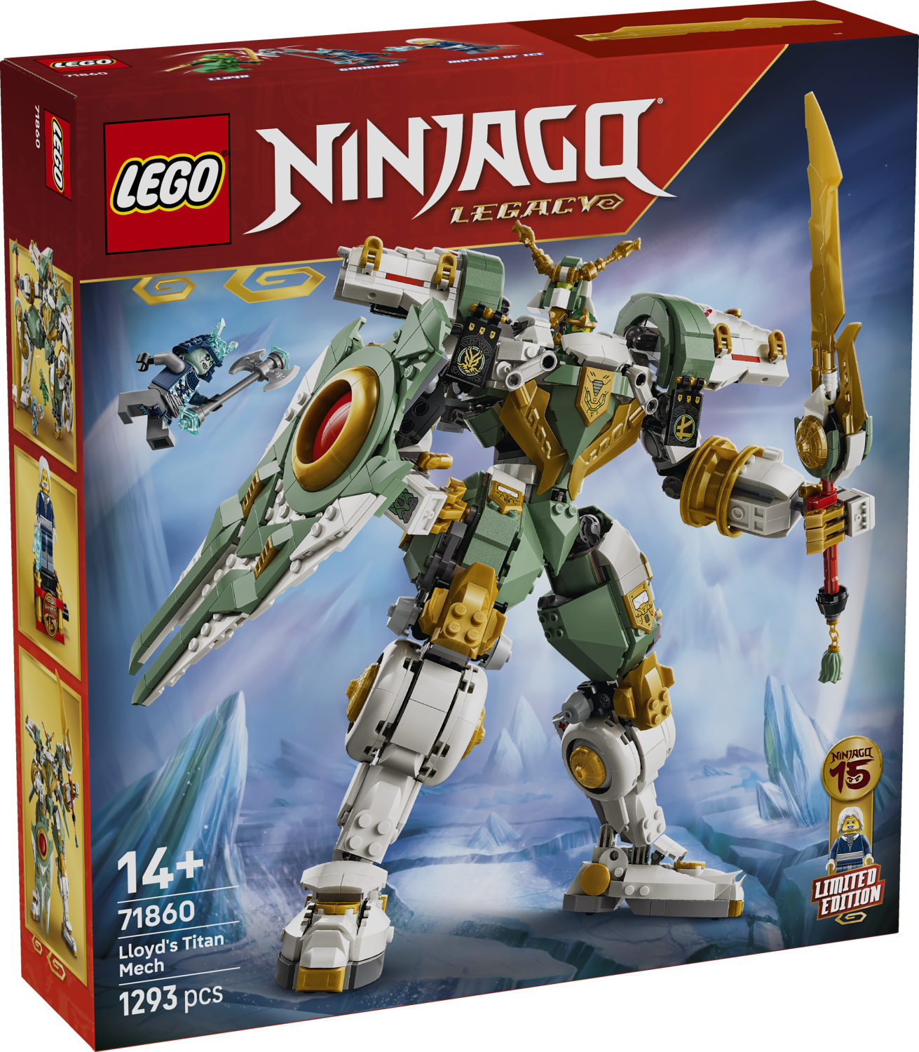 LEGO® NINJAGO® Lloyd’s Titan Mech 15th Anniversary Toy 71860 - Lego - Fagan Toys