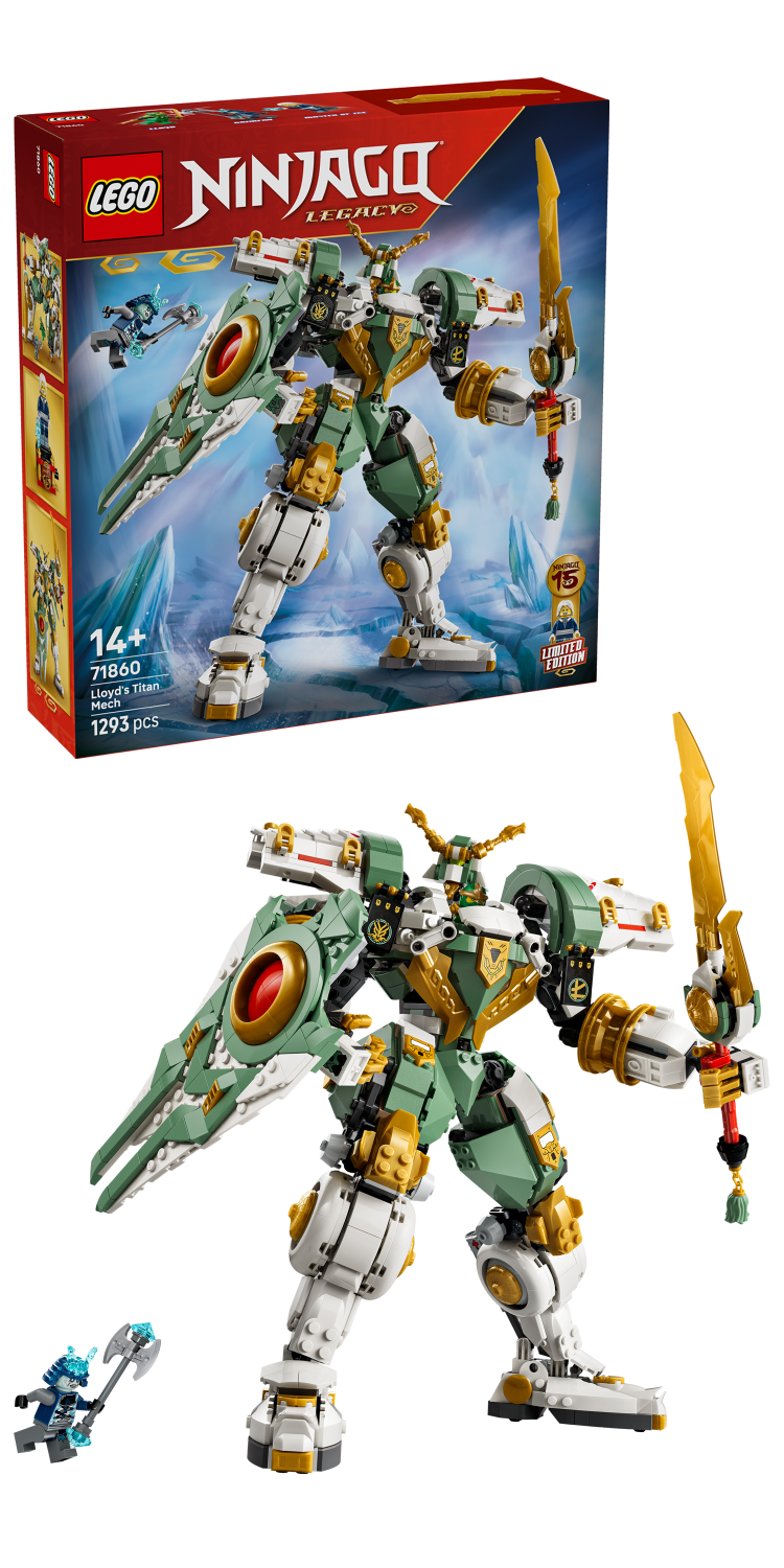 LEGO® NINJAGO® Lloyd’s Titan Mech 15th Anniversary Toy 71860 - Lego - Fagan Toys