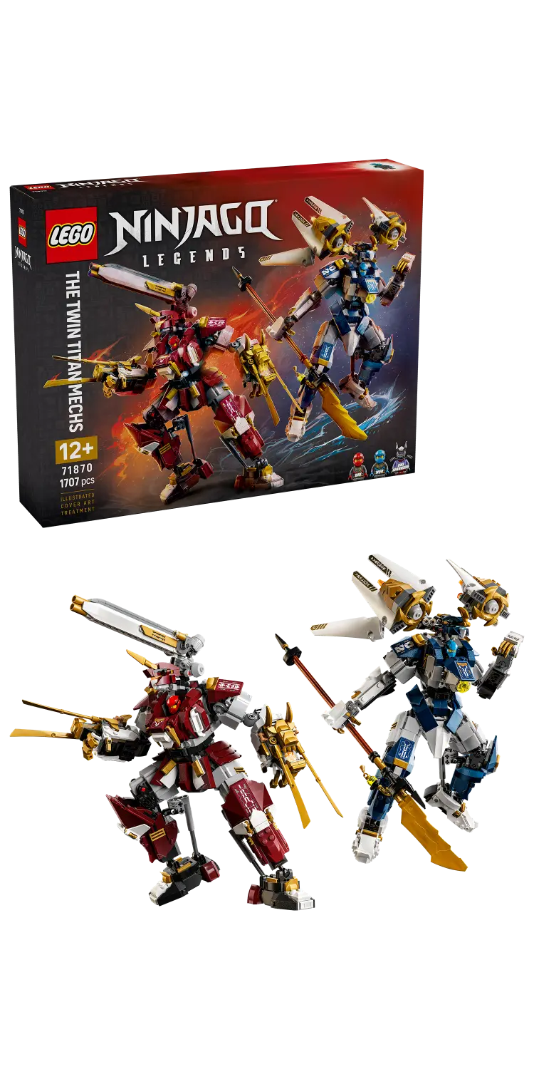 LEGO® NINJAGO® The Twin Titan Mechs Action Figures 71870 -  - Fagan Toys