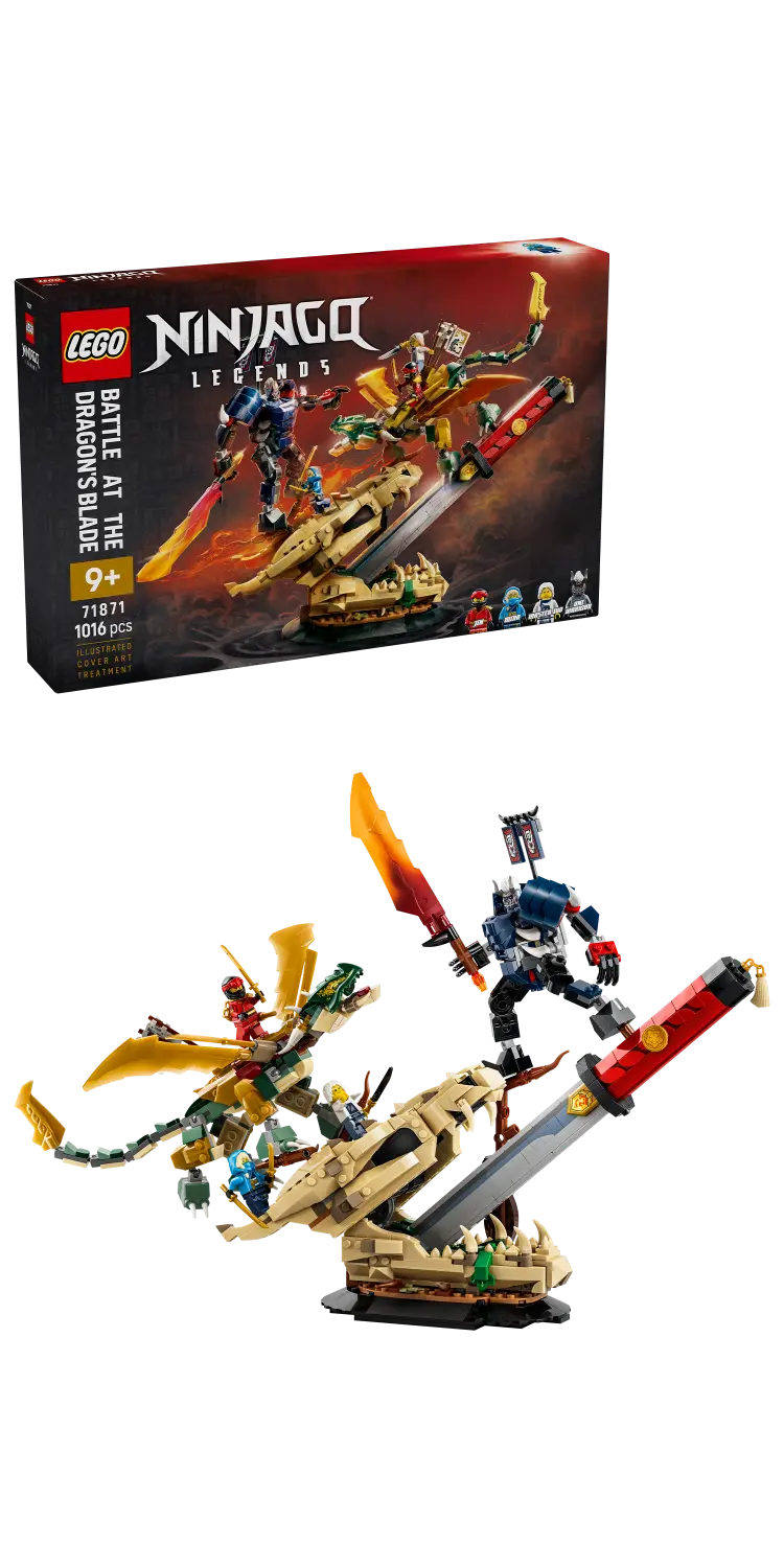 LEGO® NINJAGO® Battle at the Dragon’s Blade Display 71871 -  - Fagan Toys