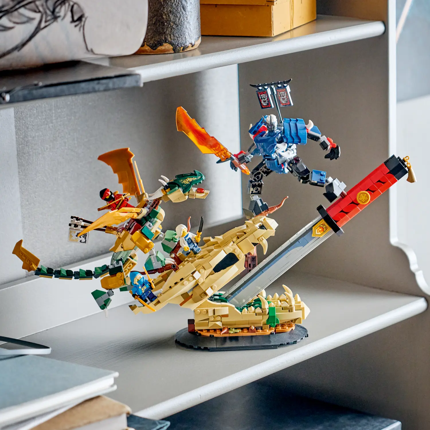 LEGO® NINJAGO® Battle at the Dragon’s Blade Display 71871 -  - Fagan Toys