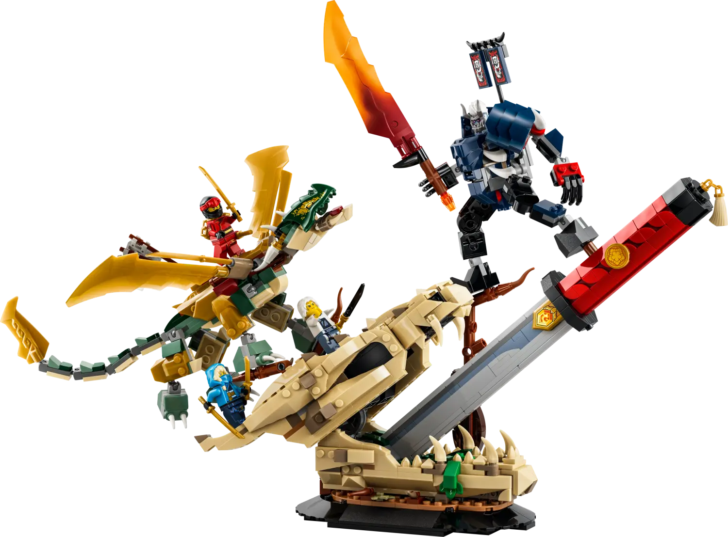 LEGO® NINJAGO® Battle at the Dragon’s Blade Display 71871 -  - Fagan Toys