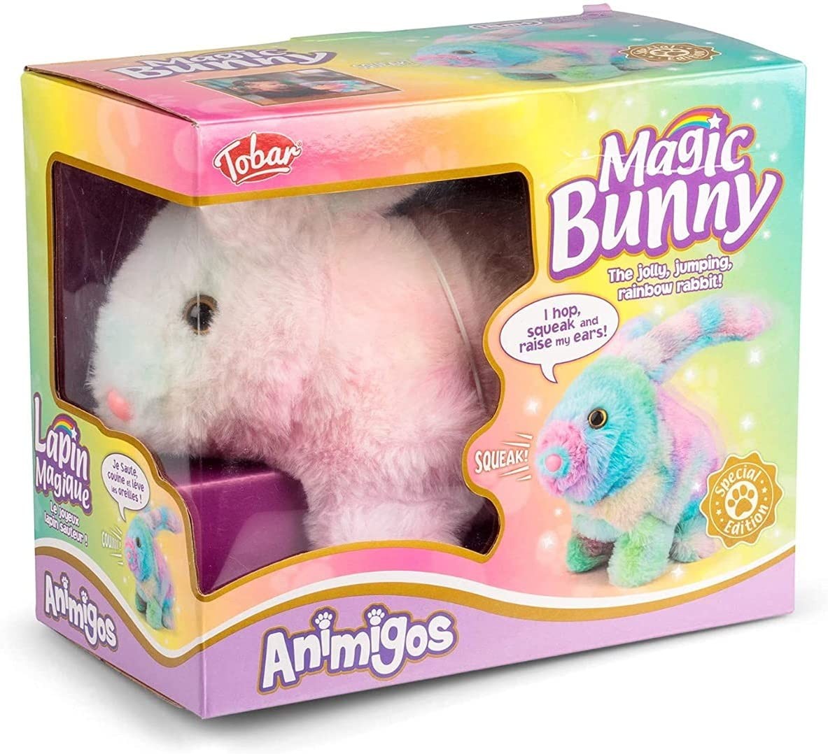 Animigos Rainbow Magic Bunny Rabbit - Toymaster - Fagan Toys
