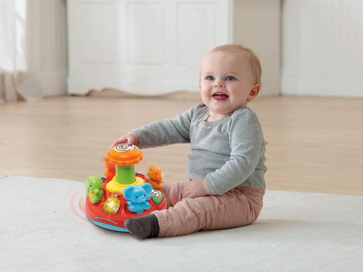 VTech Push & Play Spinning Top - Toymaster - Fagan Toys