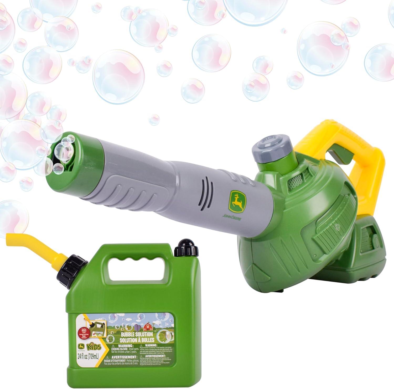John Deere Bubble Leaf Blower & Bubble Refill Gas -  - Fagan Toys