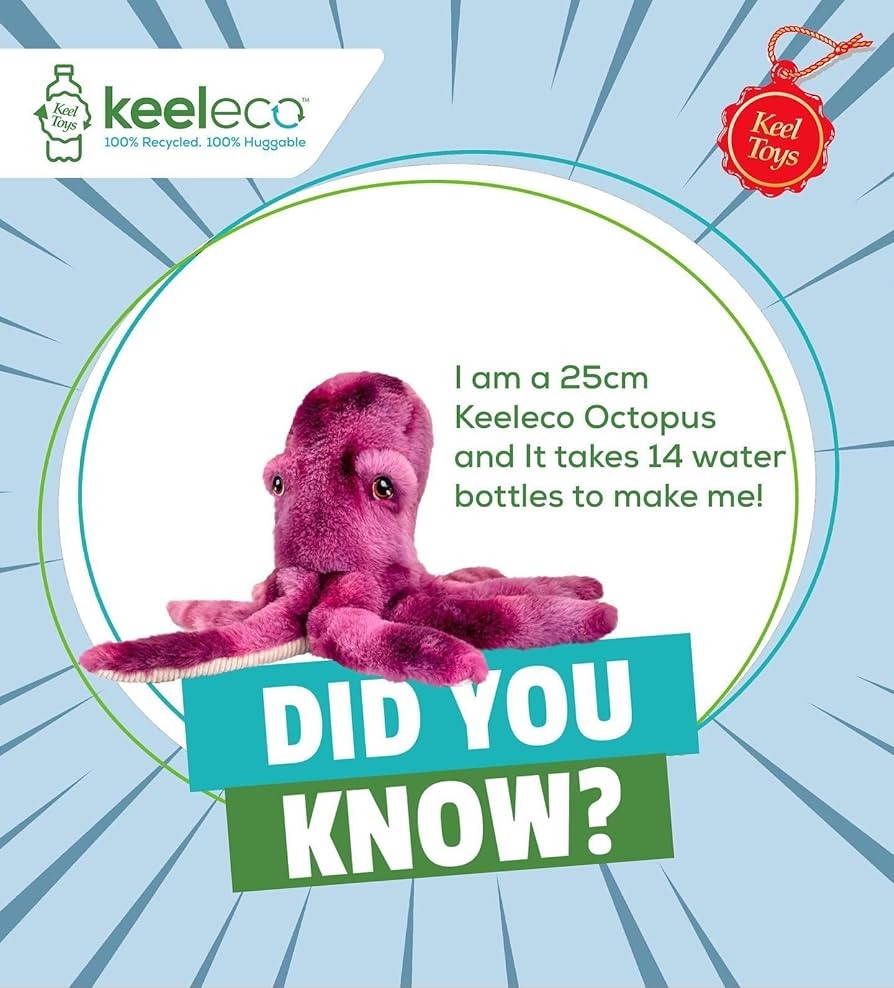 25CM Keeleco Octopus - Toymaster - Fagan Toys