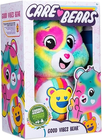 Care Bears Good Vibes Bear 35cm Medium Plush Bear - Toymaster - Fagan Toys