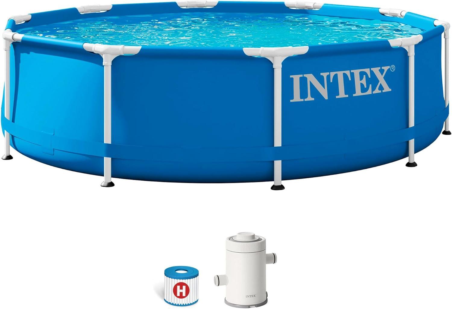Intex Metal Frame 10' x 30" Above Ground Pool -  - Fagan Toys