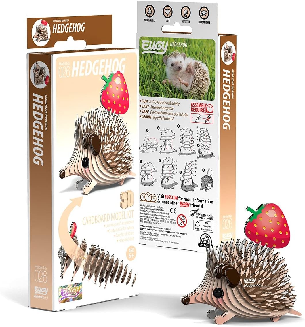 EUGY Hedgehog 3D Puzzle - Toymaster - Fagan Toys