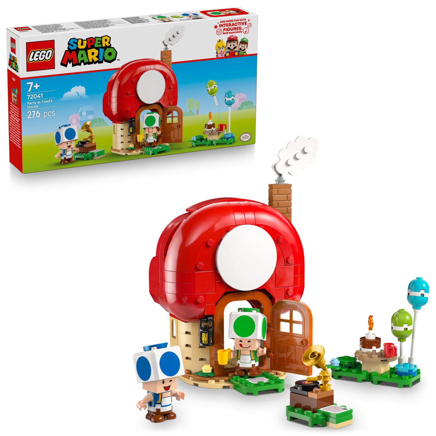 LEGO Super Mario Party at Toad\u2019s House Toy for Boys, Girls and Any Fans 72041