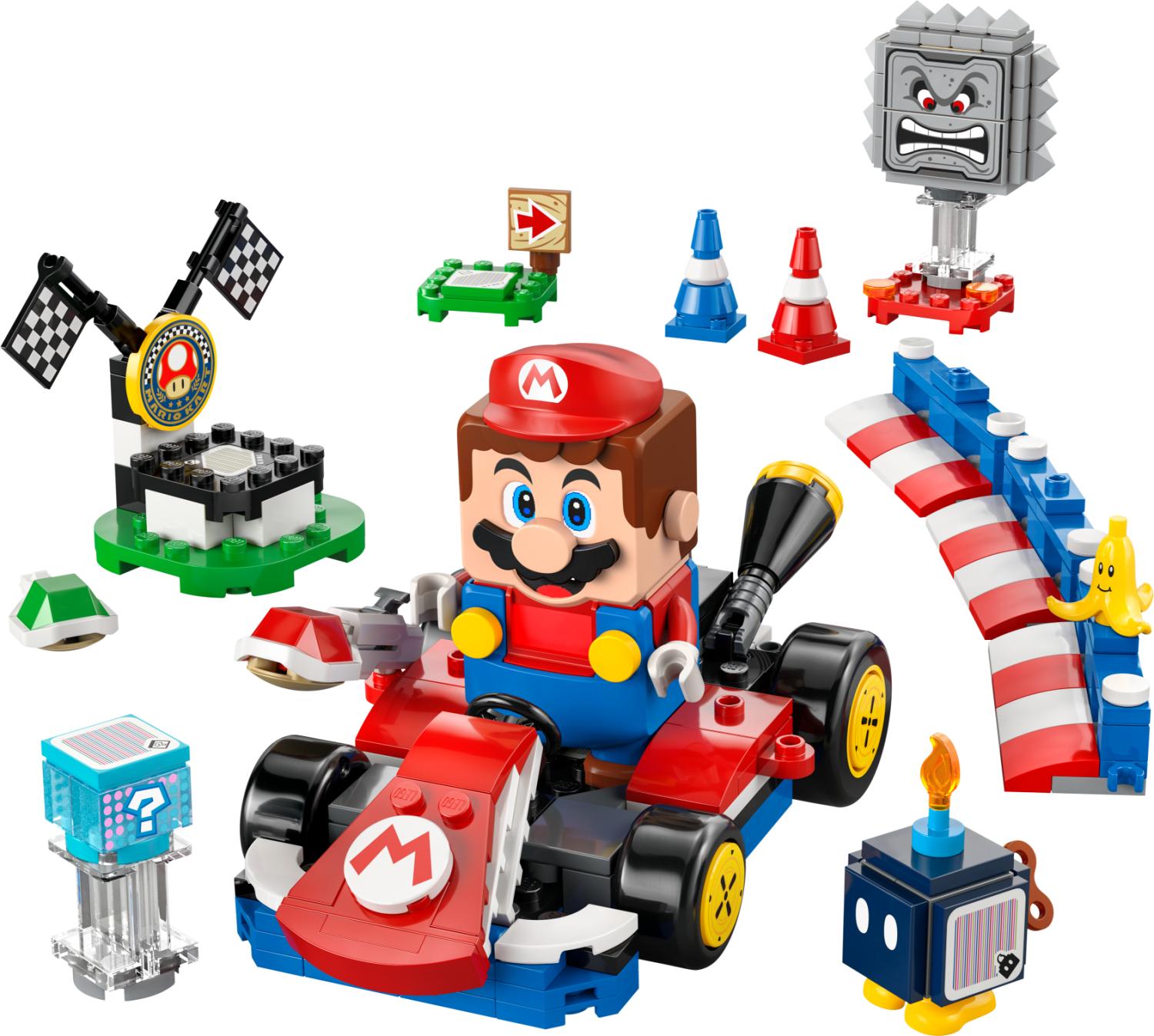 LEGO Super Mario: Mario Kart \u2013 Interactive LEGO Mario & Standard Kart 72043