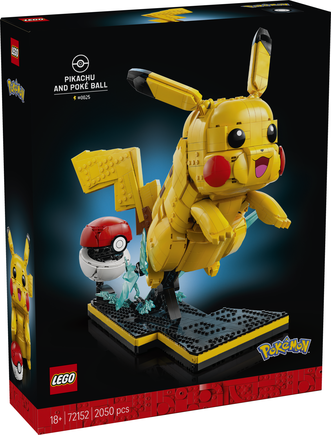 LEGO Pokémon Pikachu and Poké Ball Building Kit 72152 -  - Fagan Toys
