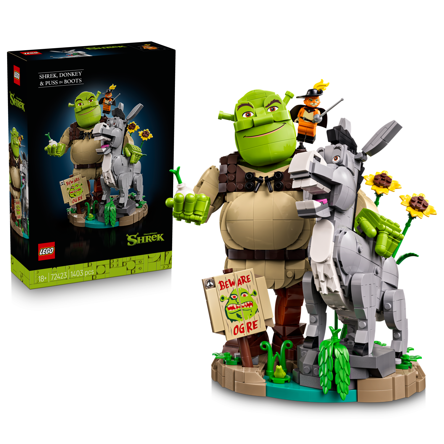 LEGO Shrek: Shrek, Donkey & Puss in Boots 72423 -  - Fagan Toys