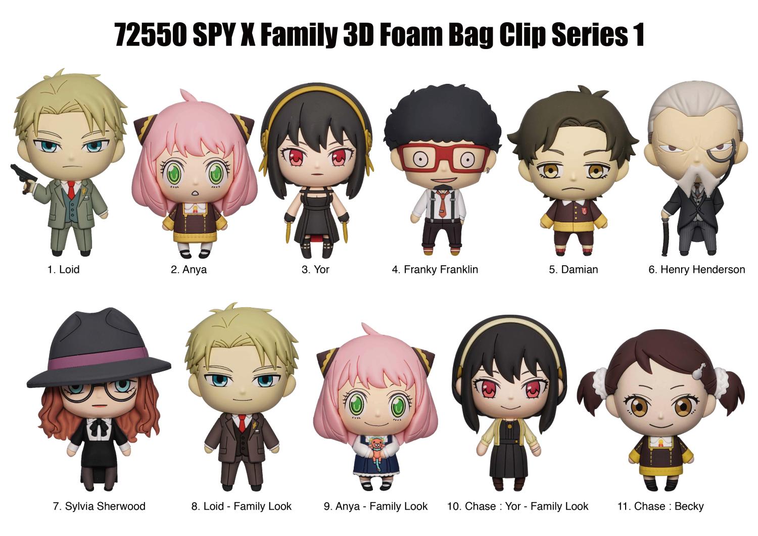 SpyXFamily Bag Clips -  - Fagan Toys