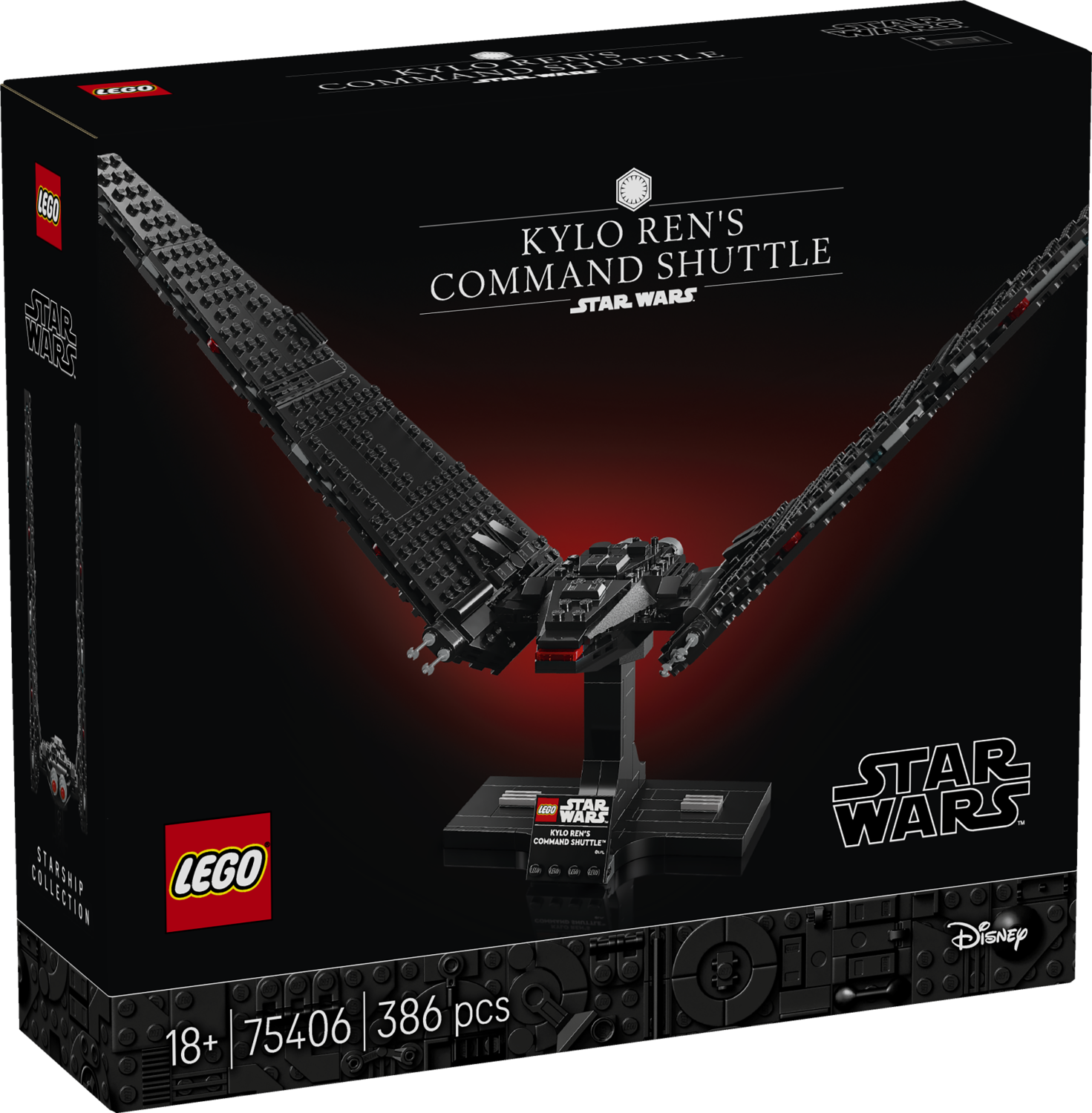 LEGO Star Wars Kylo Ren’s Command Shuttle, Buildable Starship Model Kit 75406 -  - Fagan Toys