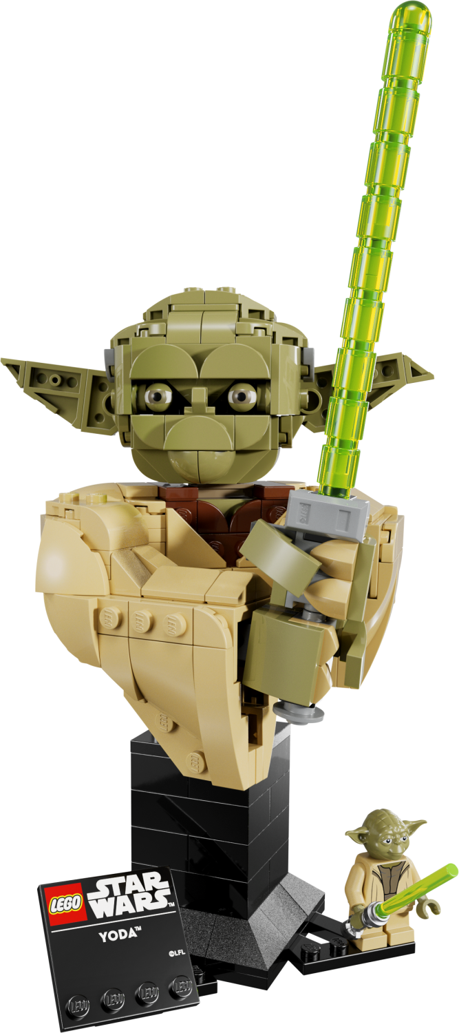 LEGO Star Wars Yoda Bust Collectible Building Set 75438 -  - Fagan Toys
