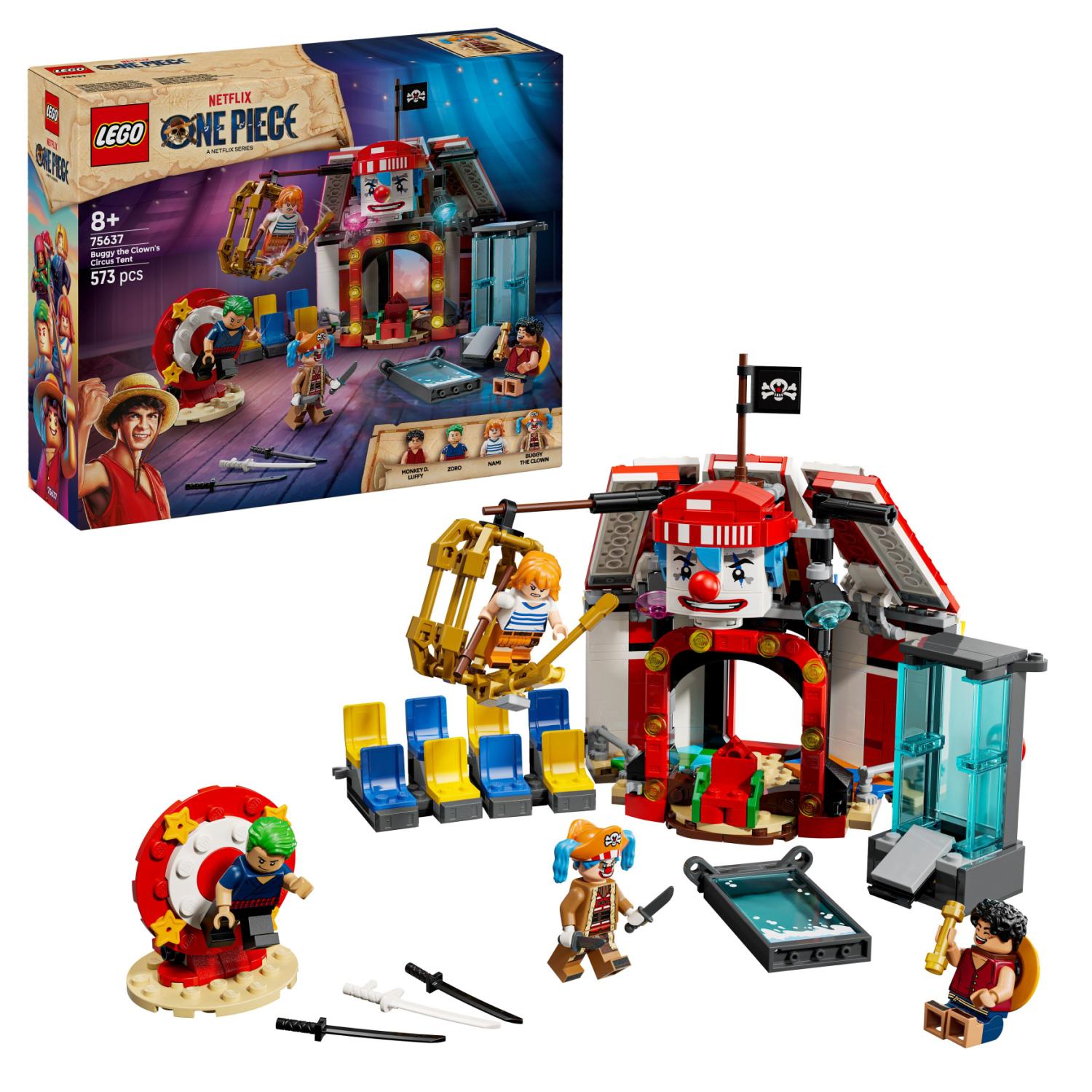 LEGO ONE PIECE Buggy the Clown’s Circus Tent Model Building Kit 75637 - Lego - Fagan Toys