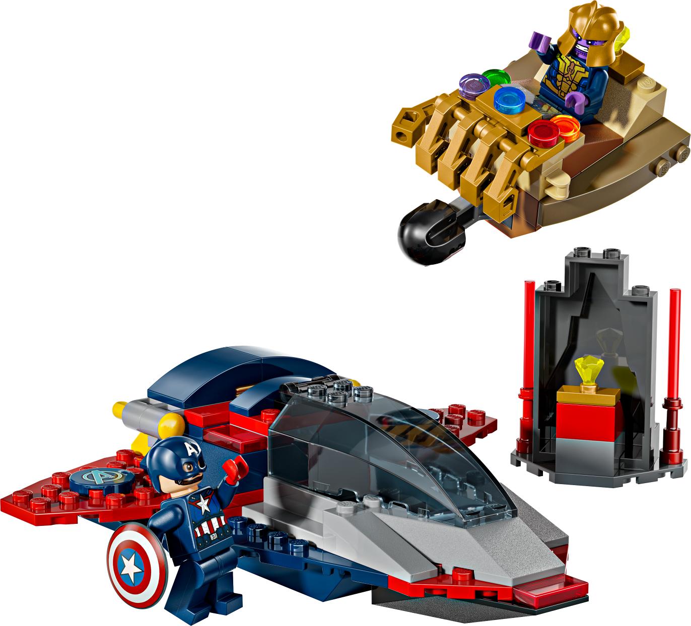 LEGO Marvel Captain America vs. Thanos with 2 Minifigures 76319