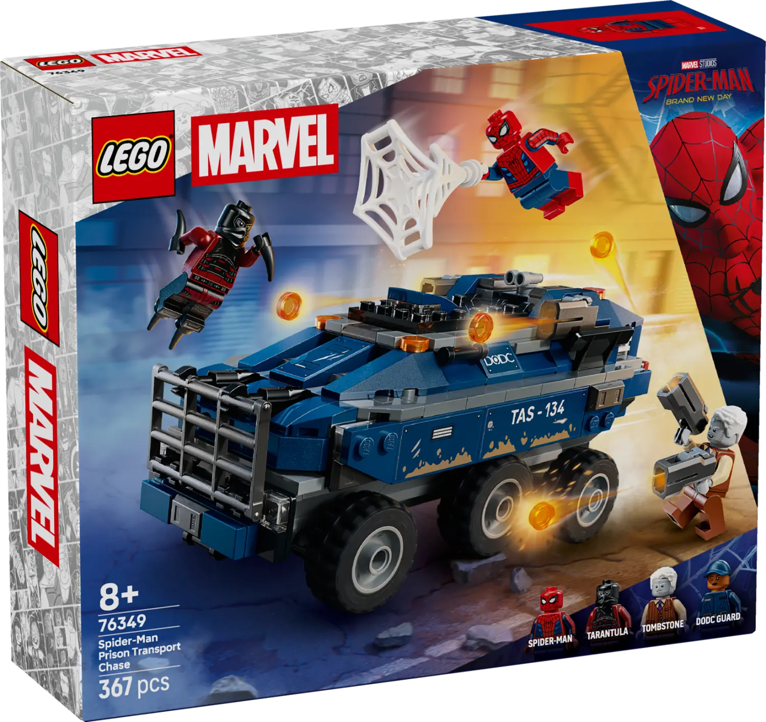 LEGO® Marvel Spider-Man Prison Transport Chase 76349 -  - Fagan Toys