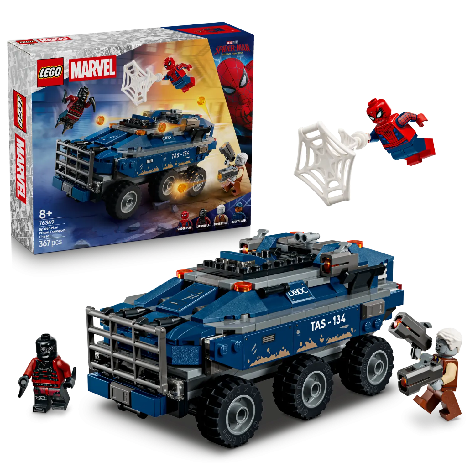 LEGO® Marvel Spider-Man Prison Transport Chase 76349 -  - Fagan Toys