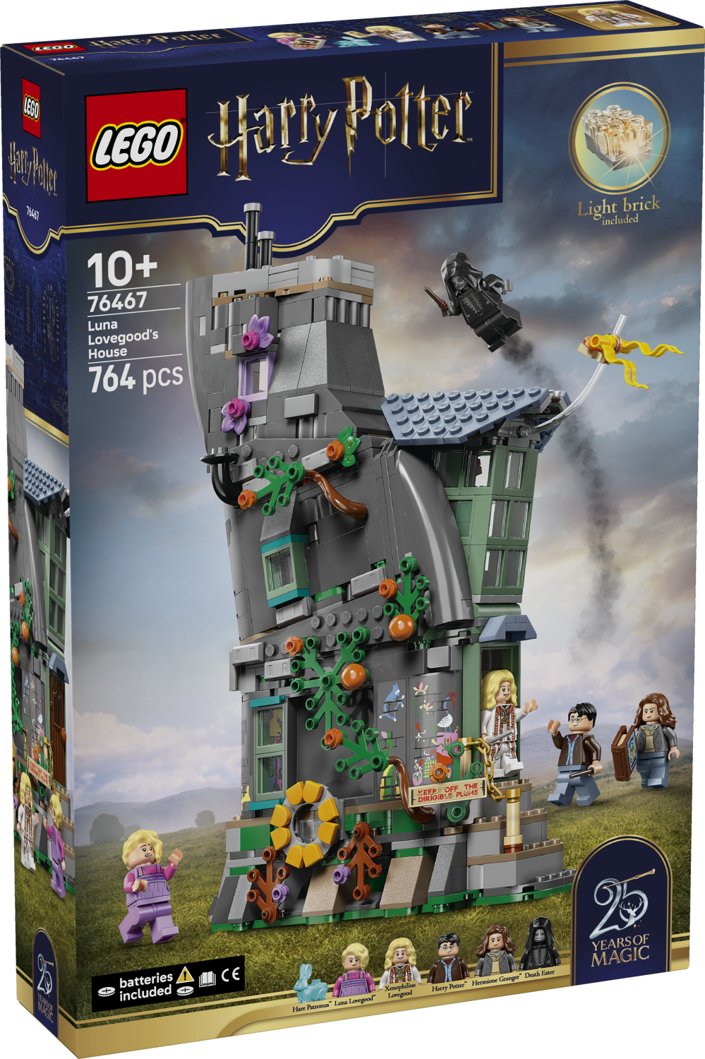 LEGO Harry Potter Luna Lovegood\u2019s House Building Toy 76467