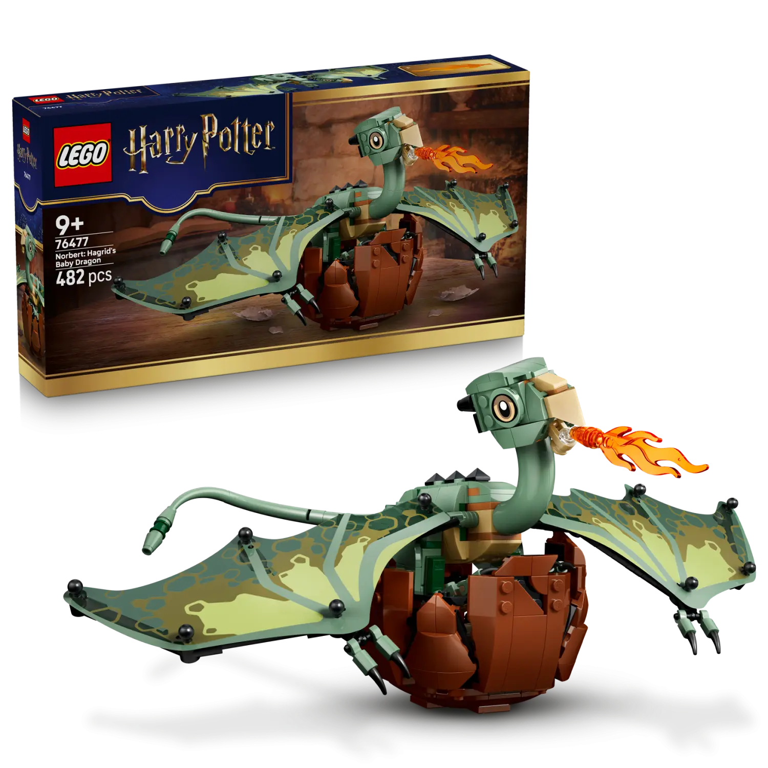 LEGO® Harry Potter™ Norbert: Hagrid’s Baby Dragon Toy 76477 -  - Fagan Toys