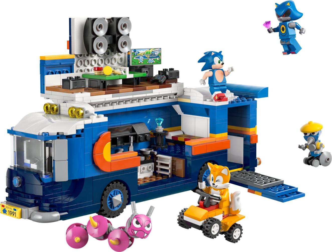 LEGO Sonic the Hedgehog Team Sonic Command Truck Toy Gaming Merch 77006