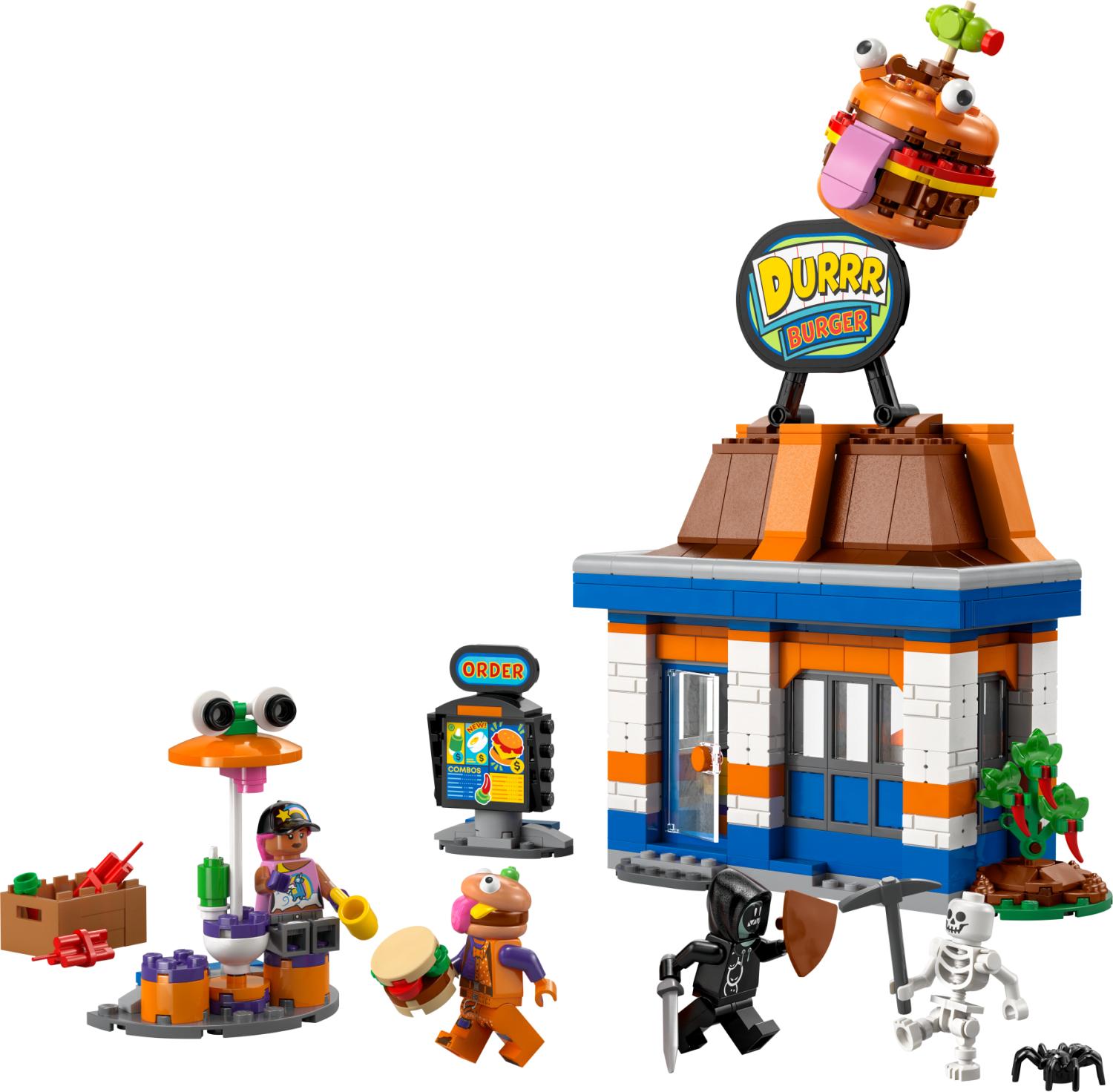 LEGO Fortnite Durrr Burger Restaurant Video Game Toy 77076