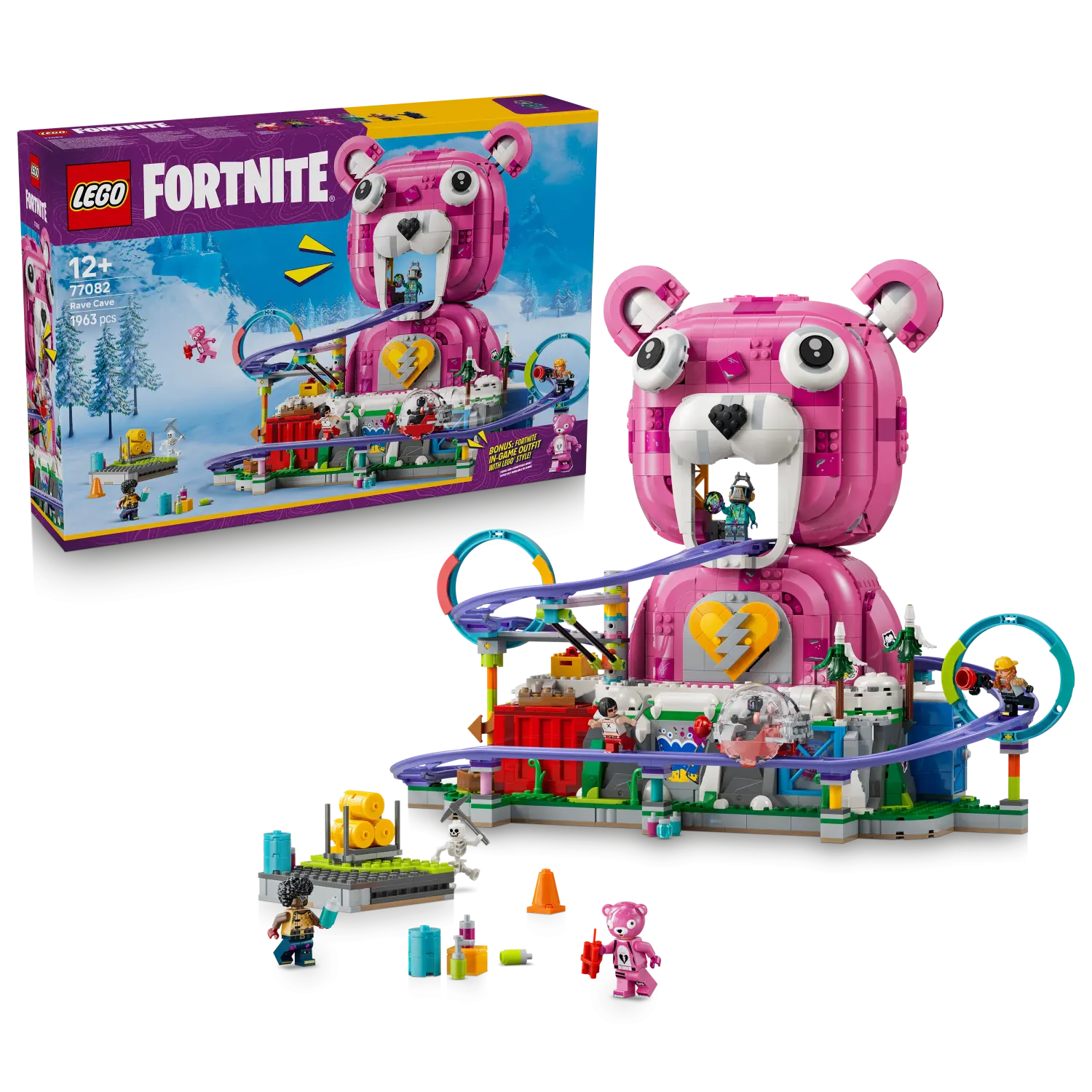 LEGO Fortnite Rave Cave Building Toy 77082 -  - Fagan Toys