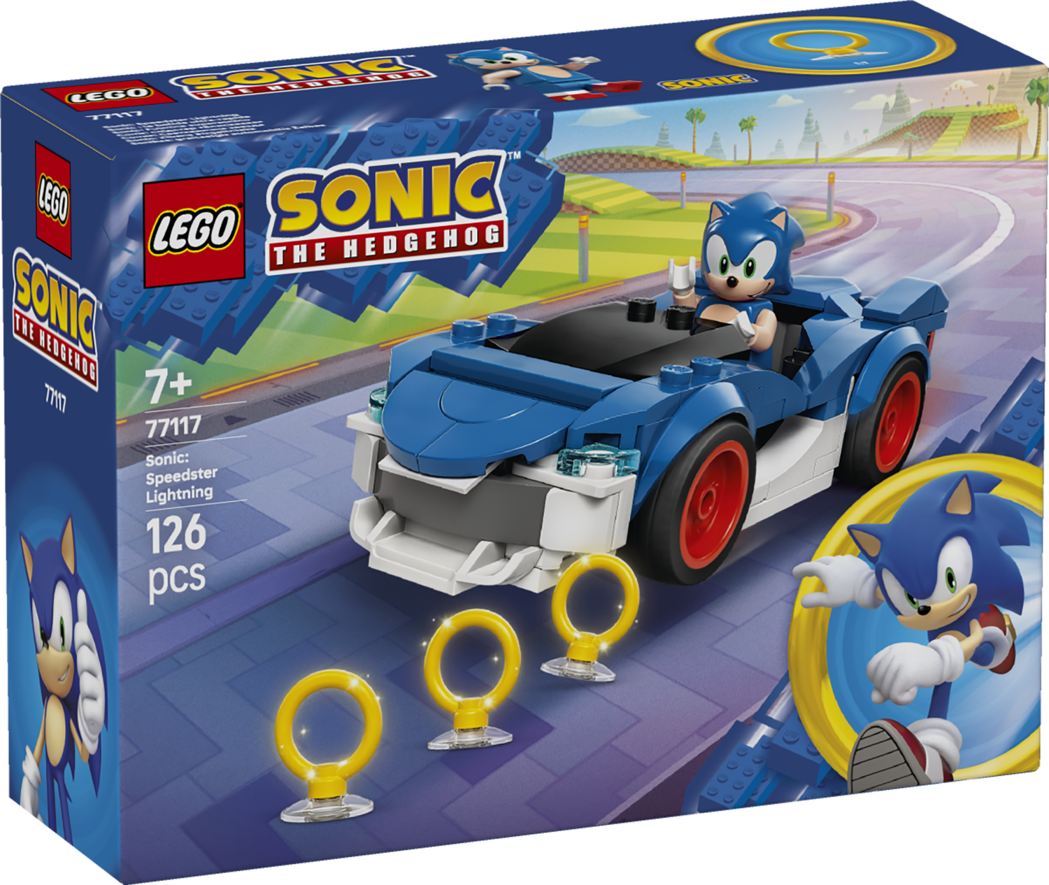 LEGO Sonic the Hedgehog Sonic: Speedster Lightning 77117