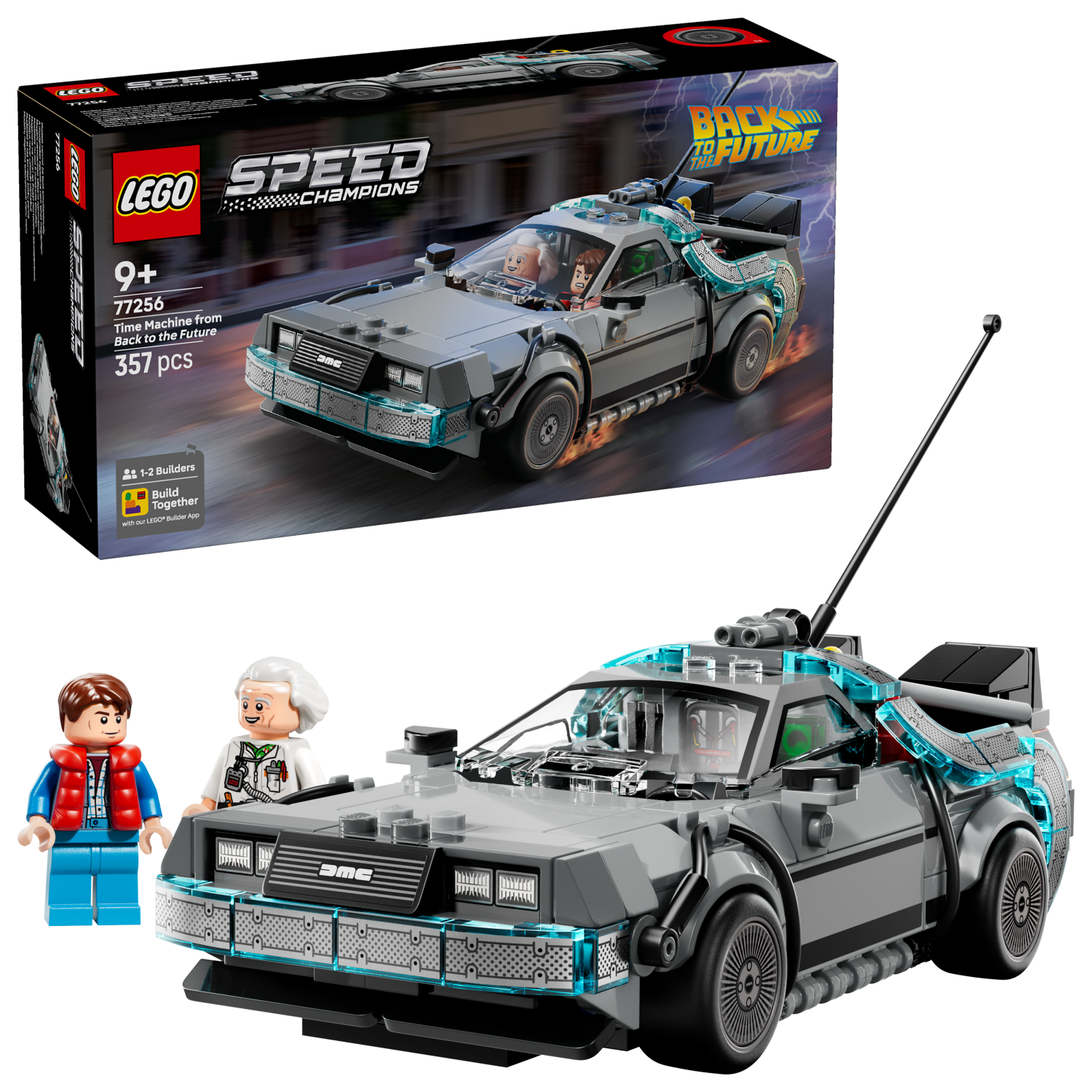 LEGO Speed Champions Time Machine from Back to the Future 77256 - Lego - Fagan Toys