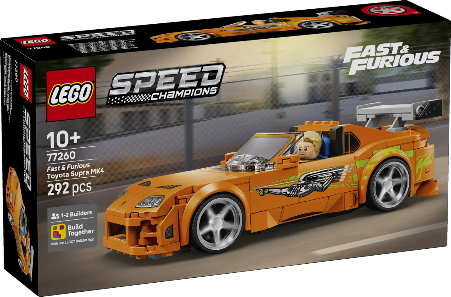 LEGO® Speed Champions The Fast and The Furious Toyota Supra MK4 77260 -  - Fagan Toys
