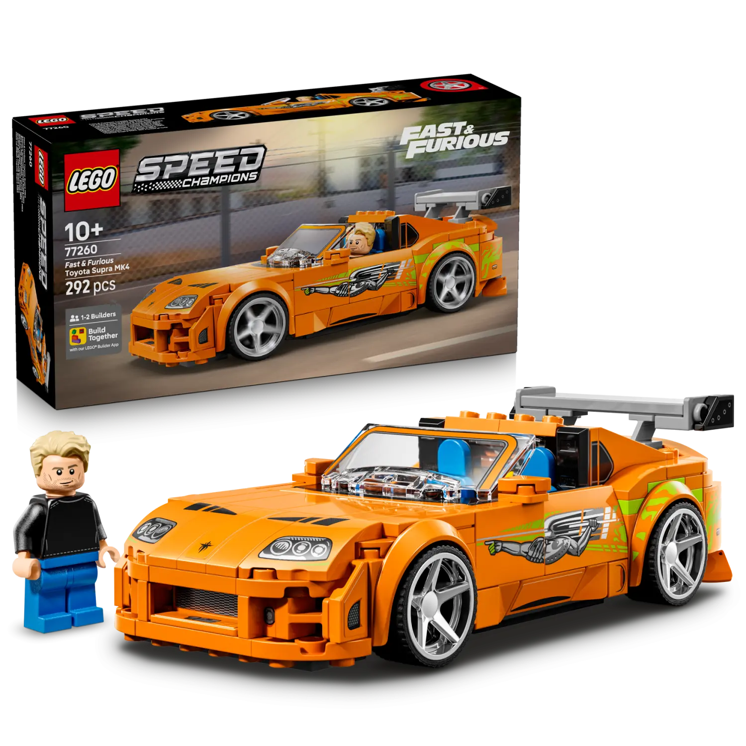LEGO® Speed Champions The Fast and The Furious Toyota Supra MK4 77260 -  - Fagan Toys