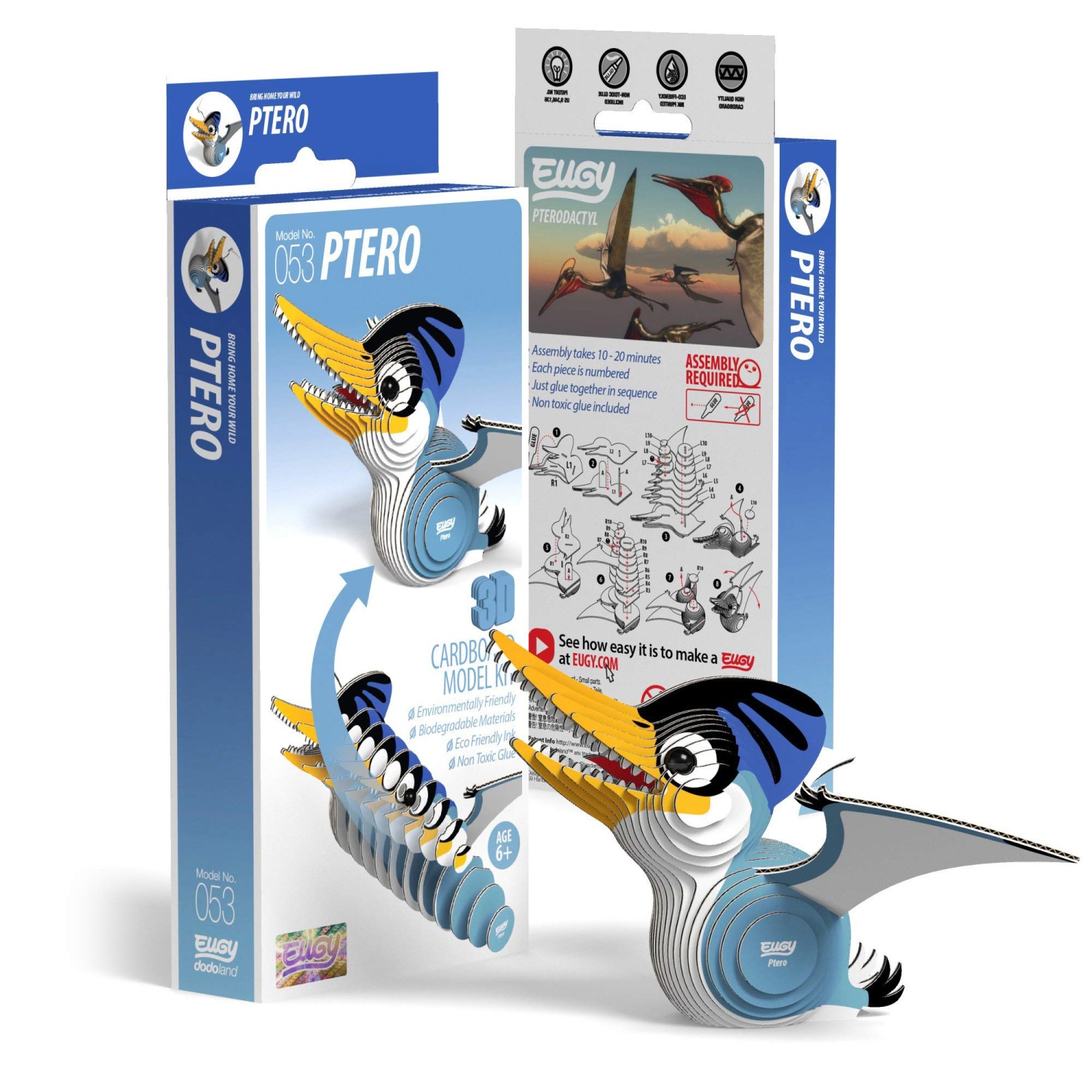 EUGY Pterodactyl 3D Puzzle - Toymaster - Fagan Toys