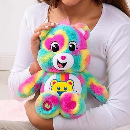 Care Bears Good Vibes Bear 35cm Medium Plush Bear - Toymaster - Fagan Toys