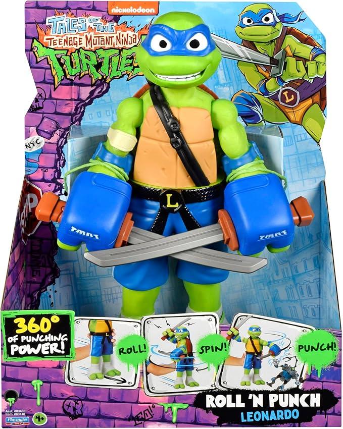 Tales of Teenage Mutant Ninja Turtles: Giant Roll N Punch Leonardo Figure -  - Fagan Toys