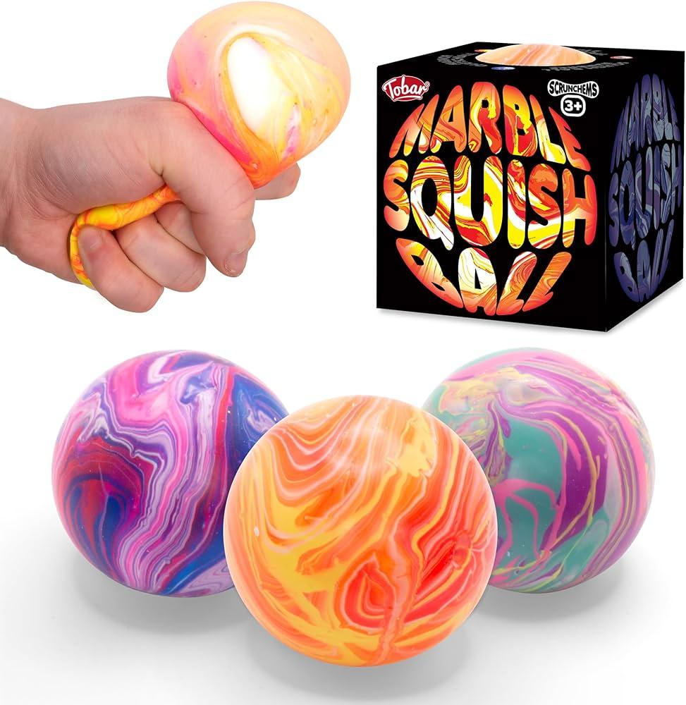 Scrunchems Marble Effect Squish Ball -  - Fagan Toys