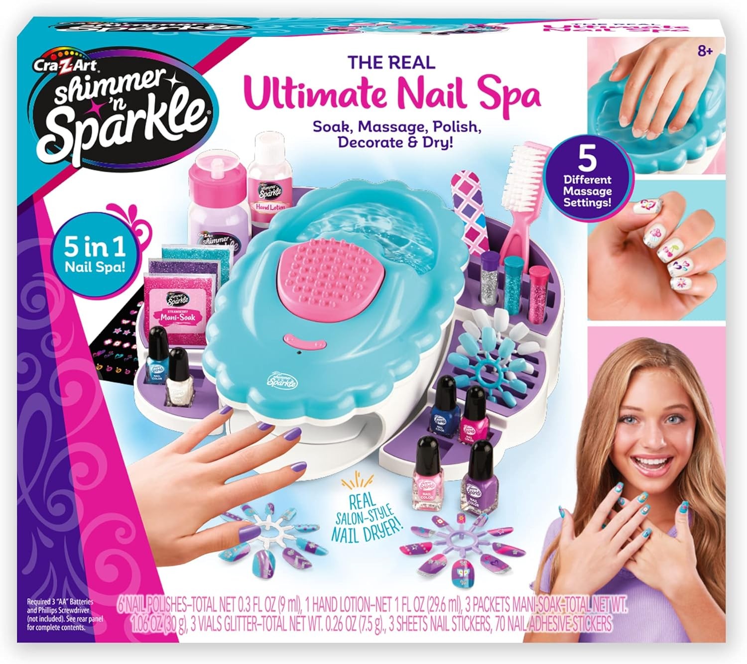 Shimmer 'n Sparkle The Real Ultimate Nail Spa - Toymaster - Fagan Toys