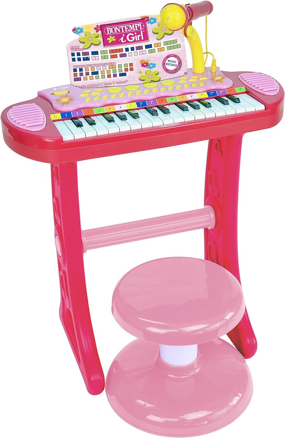 Bontempi Electronic Keyboard - Pink - Toymaster - Fagan Toys