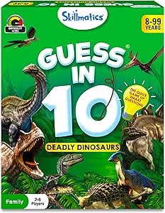 Skillmatics Guess in 10: Deadly Dinosaurs | Trivia card game - Toymaster - Fagan Toys