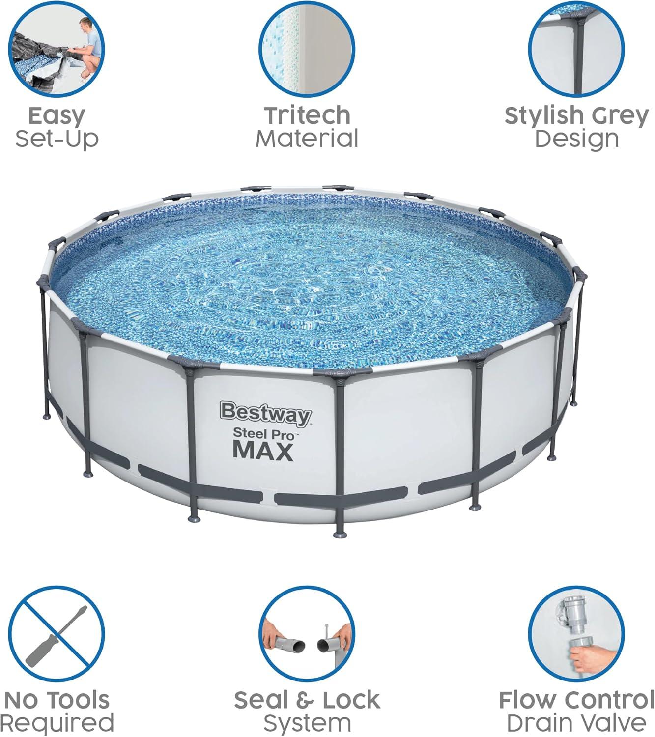 12ft x 30 Inch Bestway Steel Pro Max Pool -  - Fagan Toys