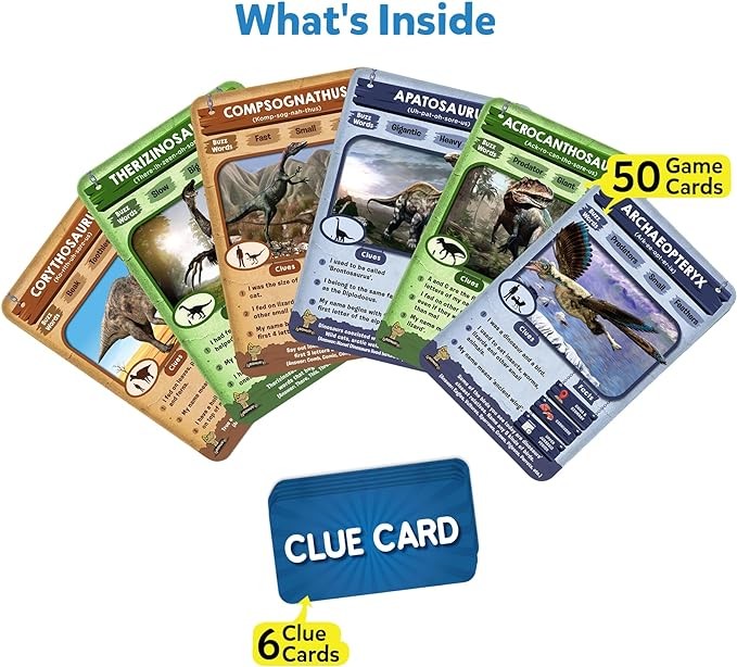 Skillmatics Guess in 10: Deadly Dinosaurs | Trivia card game - Toymaster - Fagan Toys