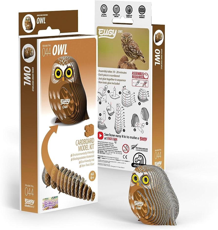 EUGY Owl 3D Puzzle - Toymaster - Fagan Toys