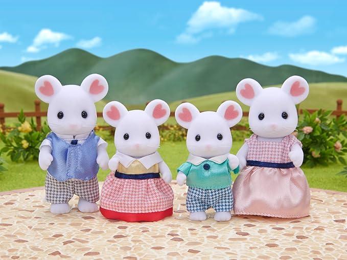 Sylvanian Families Marshmallow Mouse Family -  - Fagan Toys