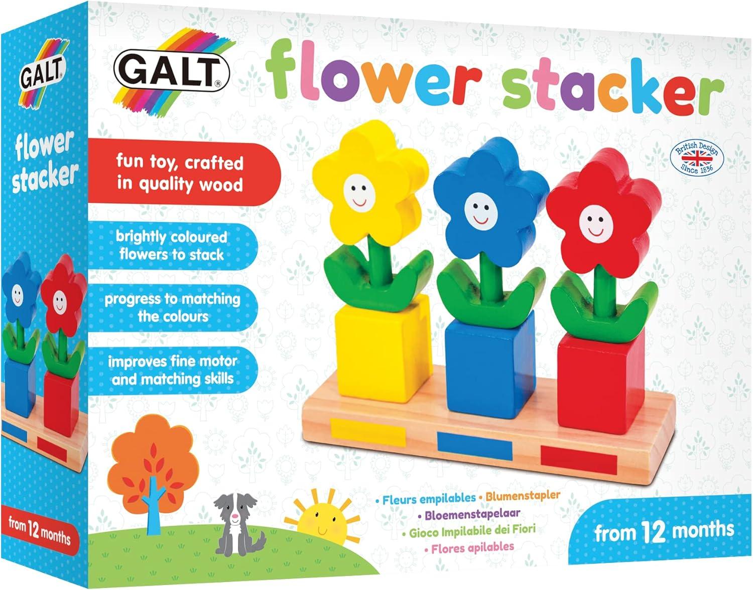 Flower Wooden Stacker - Toymaster - Fagan Toys
