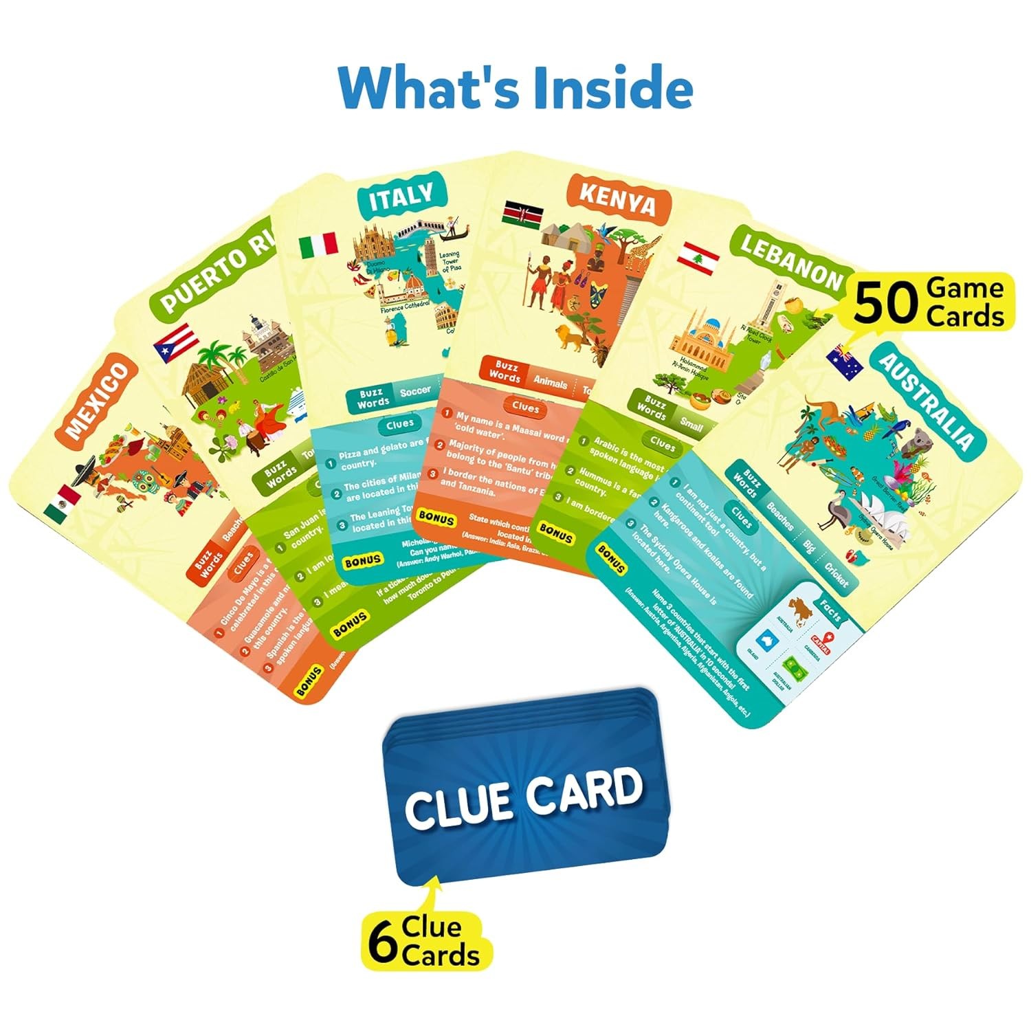 Skillmatics Guess in 10: Countries Of The World | Trivia card game - Toymaster - Fagan Toys