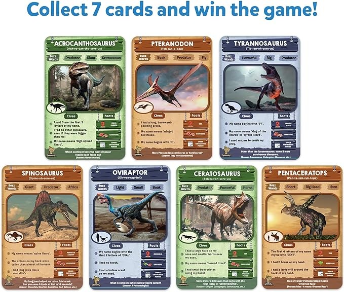 Skillmatics Guess in 10: Deadly Dinosaurs | Trivia card game - Toymaster - Fagan Toys